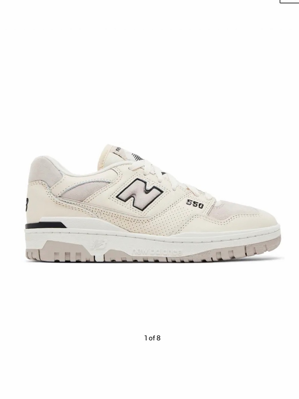 New Balance 550 Sneakers in Soft Grey Day